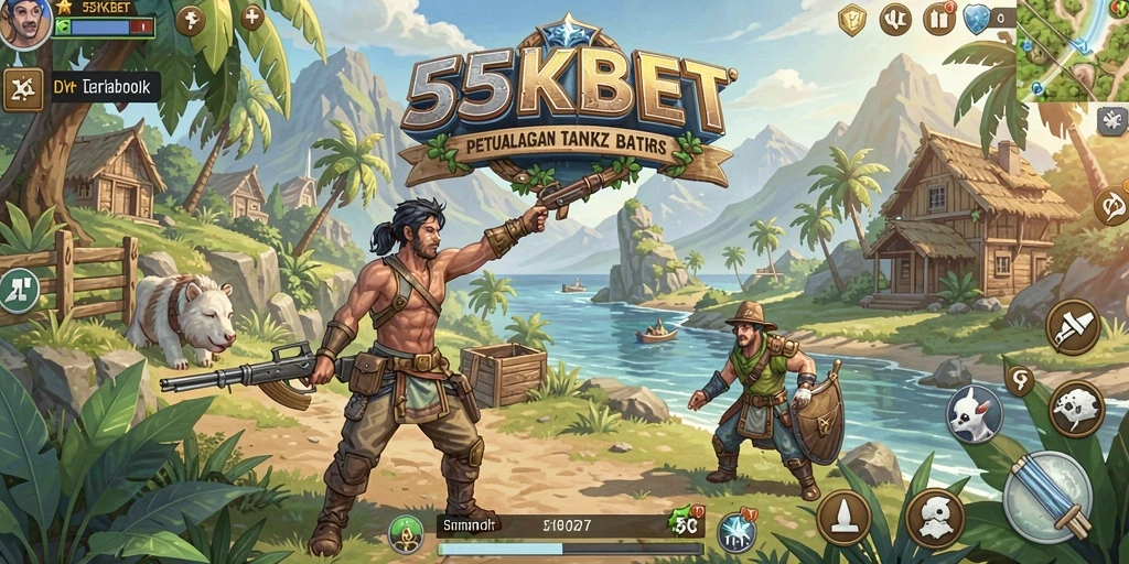 Tampilan menarik dari gameplay Open World di 55KBET.