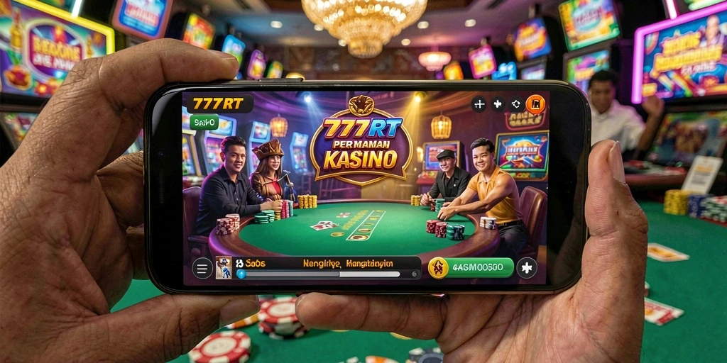 Tampilan gameplay Kasino yang menarik di 777RT.