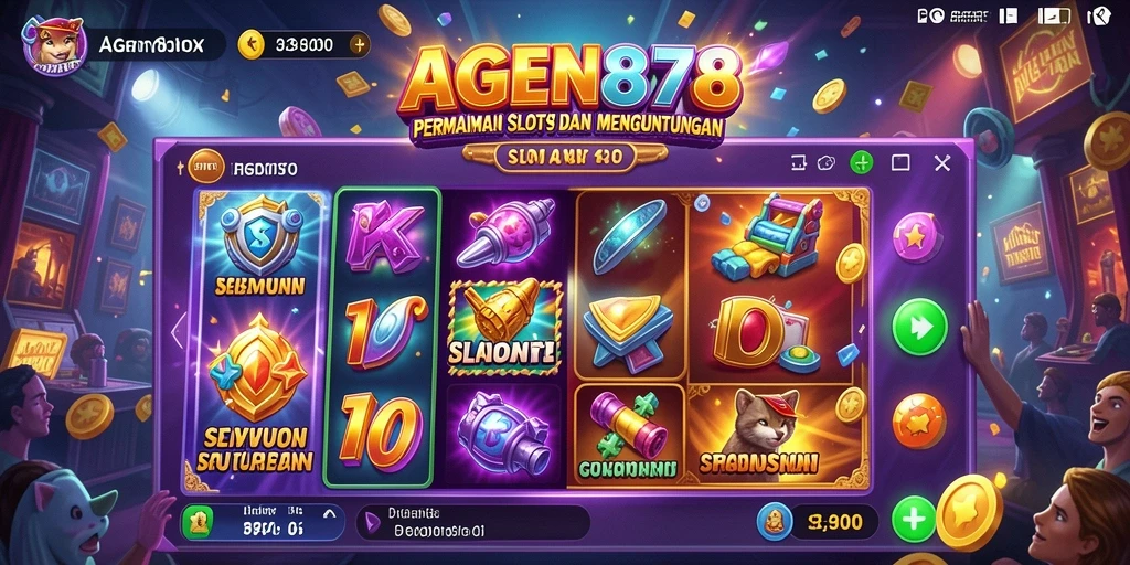 Tangkapan layar gameplay AGEN878 yang menampilkan grafik Slot yang menarik.