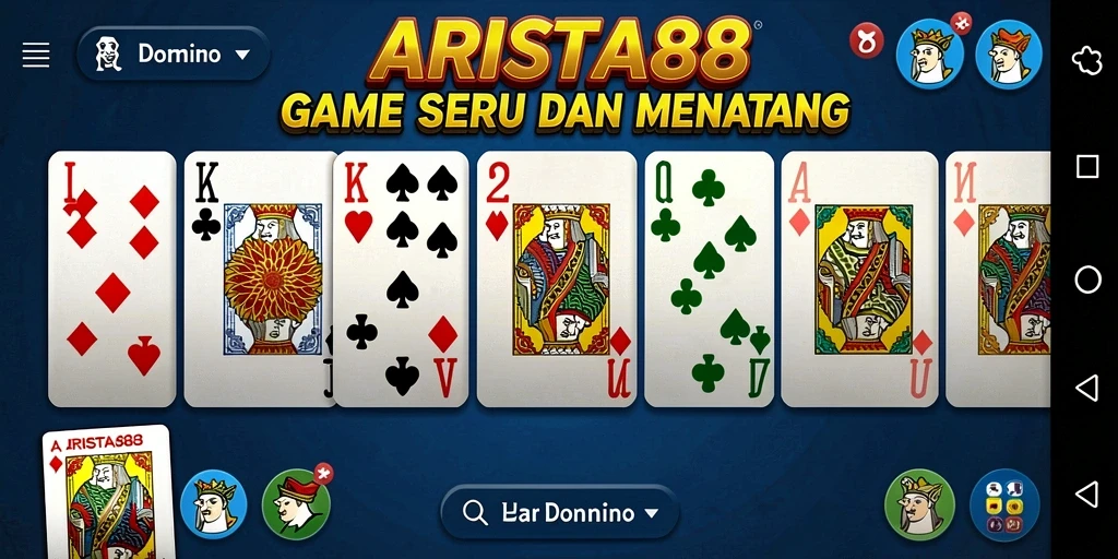 Tampilan gameplay seru dan interaktif dari ARISTA88.