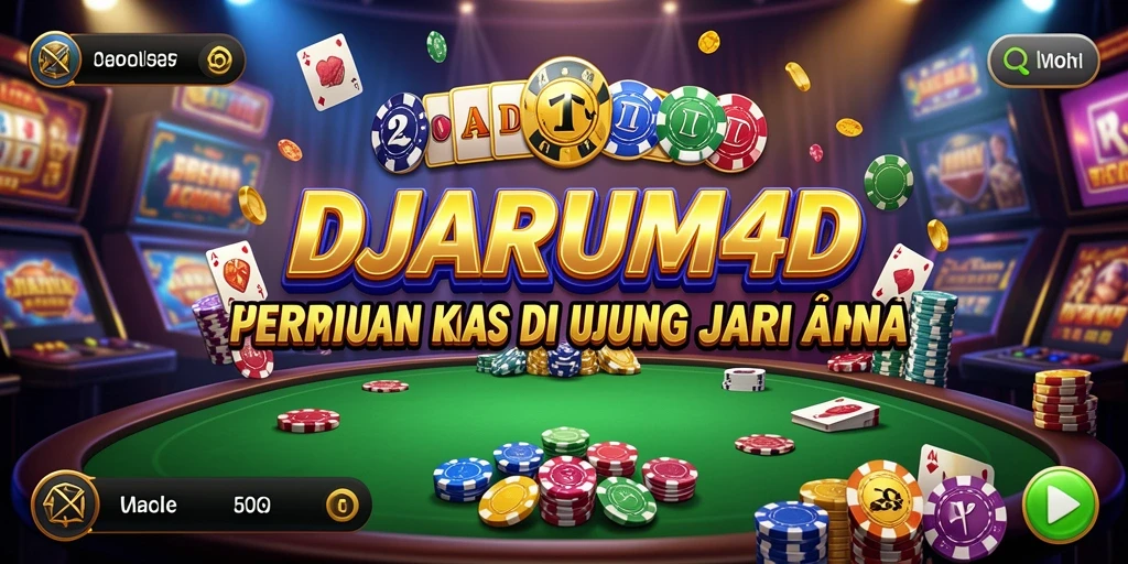 Tampilan gameplay DJARUM4D yang mengasyikkan dengan berbagai pilihan permainan kasino.