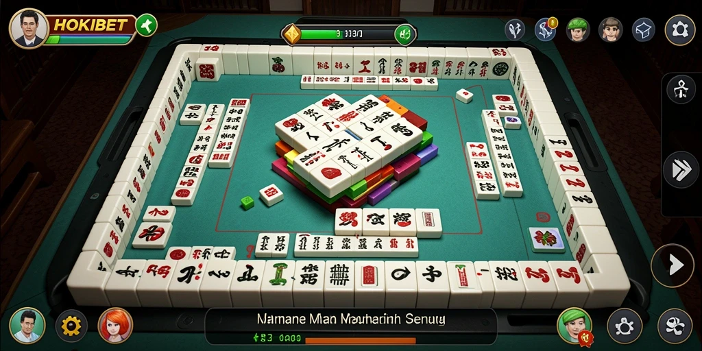 Screenshot menampilkan gameplay Mahjong yang seru dan menantang.