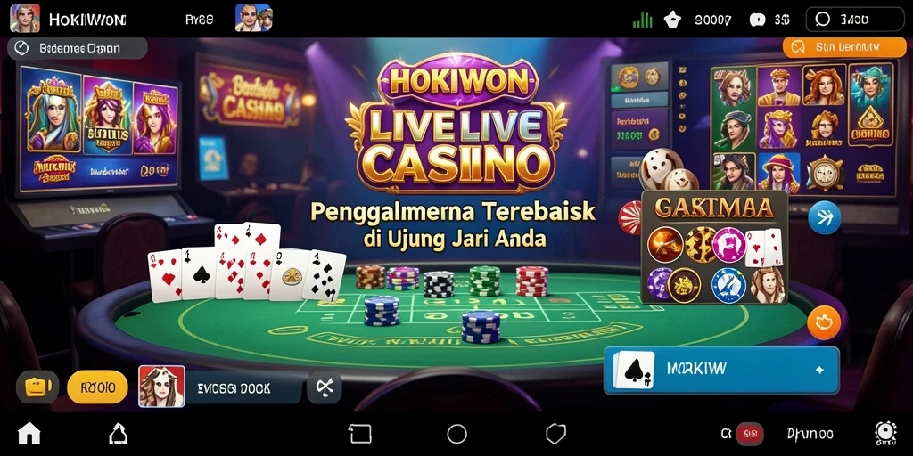 Tampilan gameplay HOKIWON yang menarik dan interaktif.