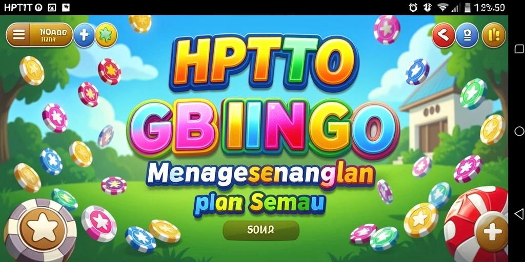 Screenshot HPTOTO menunjukkan gameplay Bingo yang seru dan interaktif.