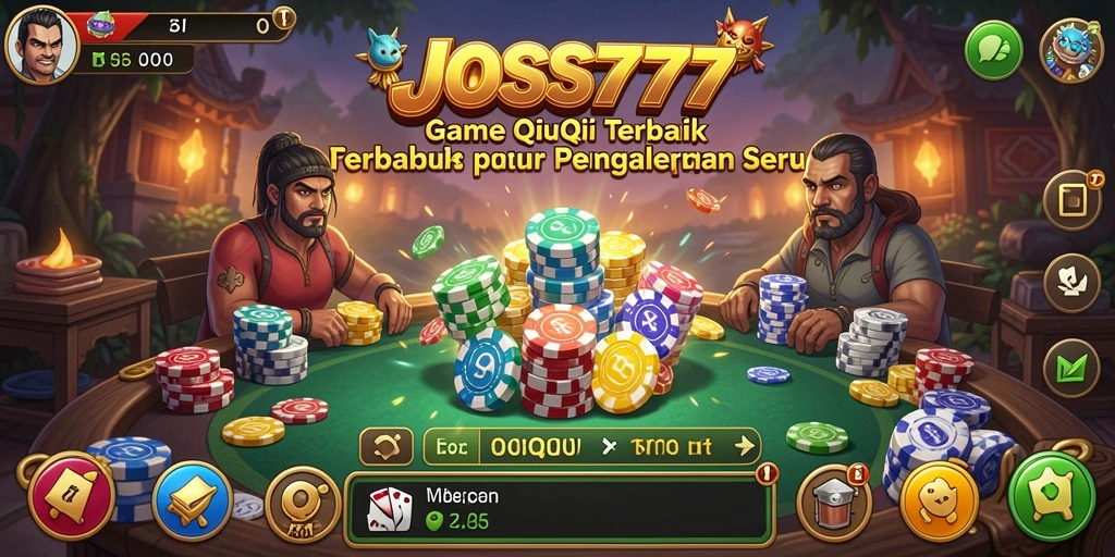 Tampilan gameplay menarik dalam JOSS777 untuk QiuQiu.