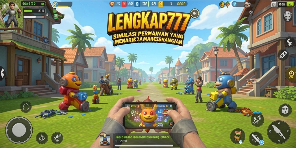 Screenshot gameplay LENGKAP777 menunjukkan aksi simulasi yang dinamis dan menarik.