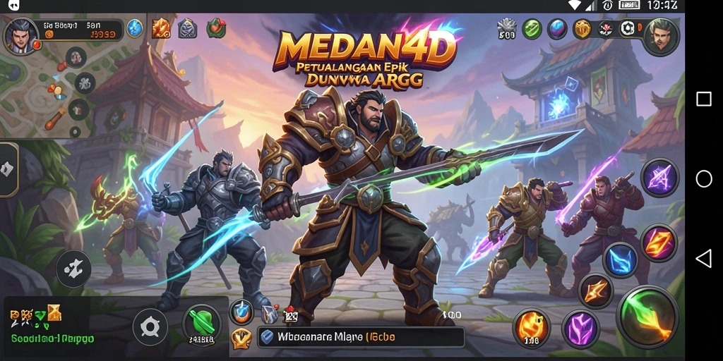 Tampilan gameplay seru dalam petualangan ARPG MEDAN4D.