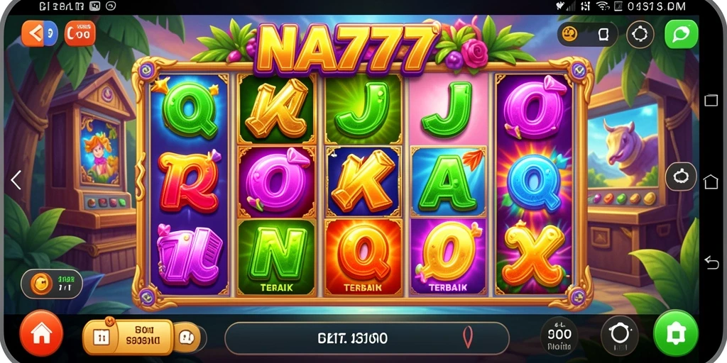 Screenshot gameplay NA777 menampilkan keseruan permainan Slot yang mengasyikkan.