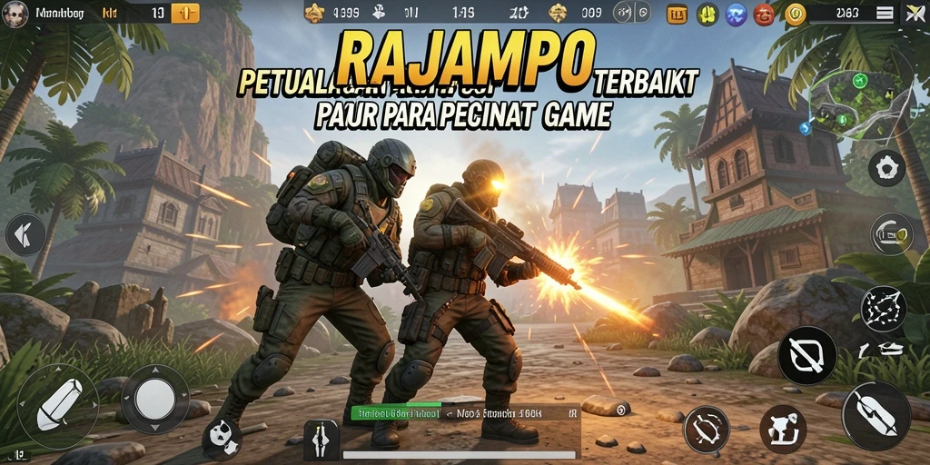 Screenshot menampilkan aksi seru dalam RAJAMPO yang mendebarkan.
