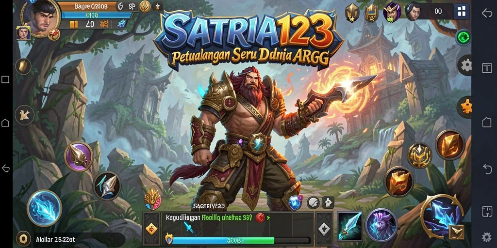 Tampilan gameplay epik dalam petualangan ARPG.