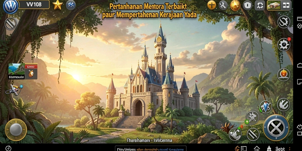 Screenshot VW108 menampilkan aksi seru dalam Tower Defense.